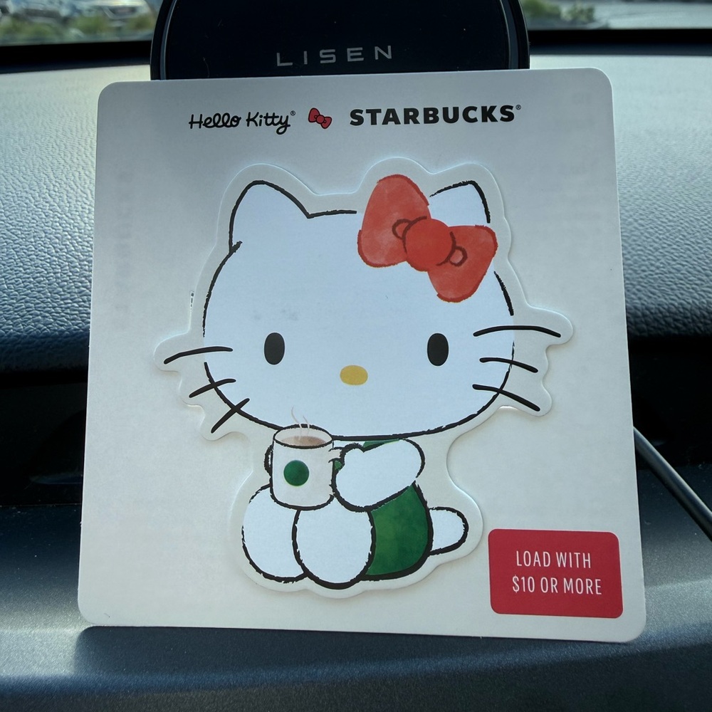 2-Pack Hello Kitty Starbucks Gift Cards – 2025 Release – New, Zero Balance,...